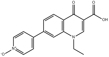 rosoxacin N-oxide 结构式