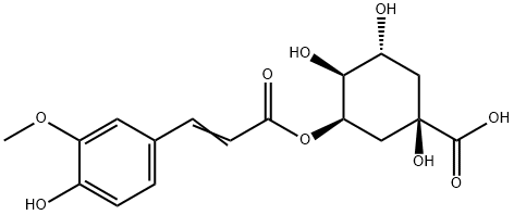 5-O-阿魏酰奎尼酸 结构式