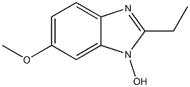 1H-Benzimidazole,2-ethyl-1-hydroxy-6-methoxy-(9CI) 结构式