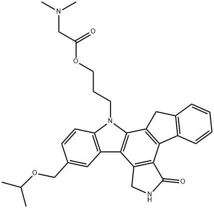 化合物 CEP-7055 结构式