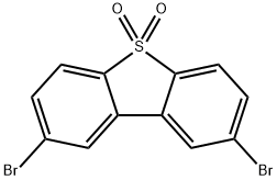 2,8-二溴二苯并噻吩5,5-二氧化物 结构式