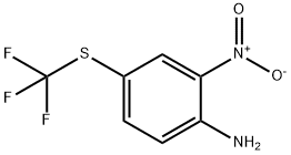 2-硝基-4-三氟甲硫基苯胺 结构式