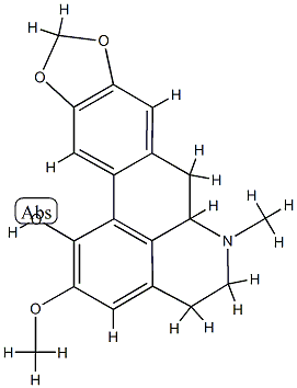 南天竹鹼 结构式