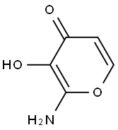 4H-Pyran-4-one,2-amino-3-hydroxy-(9CI) 结构式