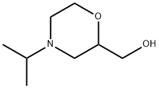 4-(丙-2-基)吗啉-2-基]甲醇 结构式