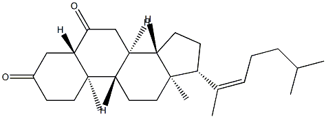 5α-Cholest-20(22)-ene-3,6-dione 结构式