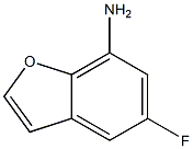 5-氟苯并呋喃-7-胺 结构式