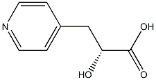 (R)-2-羟基-3-(吡啶-4-基)丙酸 结构式