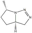 3H-Pyrrolo[1,2-c][1,2,3]triazole,3a,4,5,6-tetrahydro-6-methyl-,(3aR,6S)-rel-(9CI) 结构式