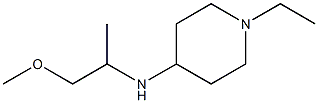 4-Piperidinamine,1-ethyl-N-(2-methoxy-1-methylethyl)-(9CI) 结构式