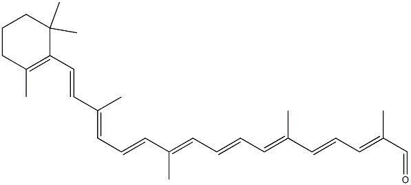 All-trans-beta-apo-8'-carotenal 结构式