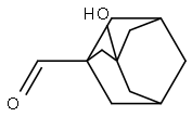 3-羟基金刚烷-1-甲醛 结构式