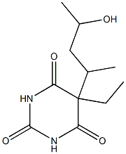 3'-hydroxypentobarbital 结构式