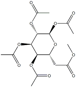 α-D-Altropyranose pentaacetate 结构式