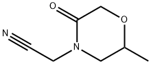 4-Morpholineacetonitrile,2-methyl-5-oxo-(9CI) 结构式