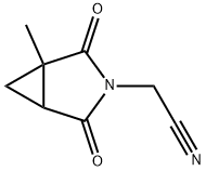 3-Azabicyclo[3.1.0]hexane-3-acetonitrile,1-methyl-2,4-dioxo-(9CI) 结构式