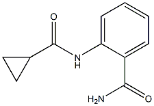 2-[(cyclopropylcarbonyl)amino]benzamide 结构式