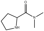 2-Pyrrolidinecarboxamide,N,N-dimethyl-(9CI) 结构式