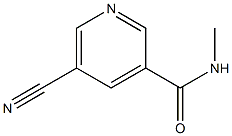 3-Pyridinecarboxamide,5-cyano-N-methyl-(9CI) 结构式