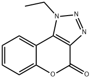 [1]Benzopyrano[3,4-d]-1,2,3-triazol-4(1H)-one,1-ethyl-(9CI) 结构式