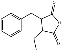 2,5-Furandione,3-ethyldihydro-4-(phenylmethyl)-(9CI) 结构式