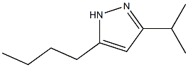 1H-Pyrazole,3-butyl-5-(1-methylethyl)-(9CI) 结构式