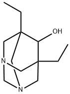 1,3-Diazatricyclo[3.3.1.13,7]decan-6-ol,5,7-diethyl-(9CI) 结构式