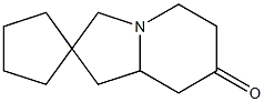 Spiro[cyclopentane-1,2(3H)-indolizin]-7(1H)-one, tetrahydro- (9CI) 结构式