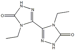 [3,3-Bi-1H-1,2,4-triazole]-5,5(4H,4H)-dione,4,4-diethyl-(9CI) 结构式