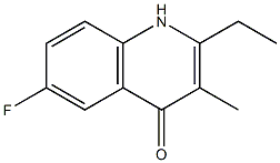 4(1H)-Quinolinone,2-ethyl-6-fluoro-3-methyl-(9CI) 结构式