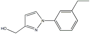 1H-Pyrazole-3-methanol,1-(3-ethylphenyl)-(9CI) 结构式