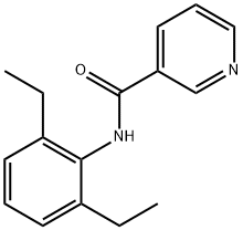 3-Pyridinecarboxamide,N-(2,6-diethylphenyl)-(9CI) 结构式