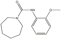 1H-Azepine-1-carboxamide,hexahydro-N-(2-methoxyphenyl)-(9CI) 结构式