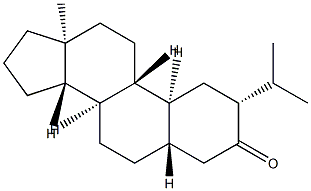 2β-Isopropyl-19-nor-5α-androstane-3-one 结构式