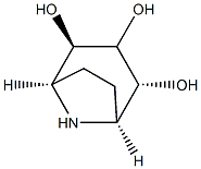 8-Azabicyclo[3.2.1]octane-2,3,4-triol, (1R,2S,3-exo,4R,5S)-rel- (9CI) 结构式