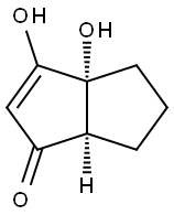 1(3aH)-Pentalenone,4,5,6,6a-tetrahydro-3,3a-dihydroxy-,(3aR,6aR)-rel-(9CI) 结构式