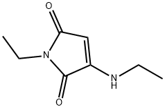 1H-Pyrrole-2,5-dione,1-ethyl-3-(ethylamino)-(9CI) 结构式