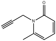 2(1H)-Pyridinone,6-methyl-1-(2-propynyl)-(9CI) 结构式