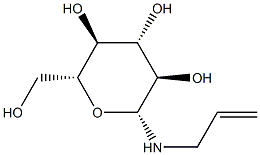 ba-D-Glucopyranosylamine, N-2-propenyl- (9CI) 结构式