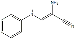 2-Propenenitrile,2-amino-3-(phenylamino)-(9CI) 结构式