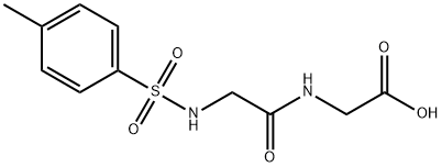 2-[2-(4-甲基苯磺酰胺)乙酰胺]乙酸 结构式