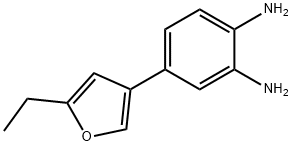 1,2-Benzenediamine,4-(5-ethyl-3-furanyl)-(9CI) 结构式