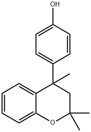 4-(2,2,4-三甲基-3,4-二氢-2H-色烯)苯酚 结构式