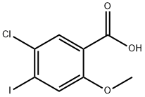 5-chloro-4-iodo-2-methoxybenzoic acid 结构式