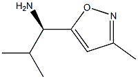 5-Isoxazolemethanamine,3-methyl--alpha--(1-methylethyl)-,(-alpha-R)-(9CI) 结构式