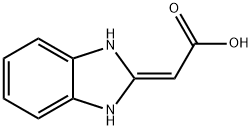 delta2,alpha-Benzimidazolineacetic acid (8CI) 结构式