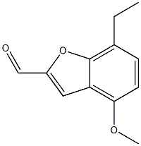 2-Benzofurancarboxaldehyde,7-ethyl-4-methoxy-(9CI) 结构式