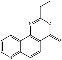 4H-Pyrido[2,3-h]-3,1-benzoxazin-4-one,2-ethyl-(9CI) 结构式