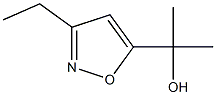 5-Isoxazolemethanol,3-ethyl--alpha-,-alpha--dimethyl-(9CI) 结构式