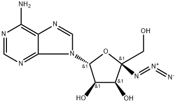 4'-C-叠氮基腺苷 结构式